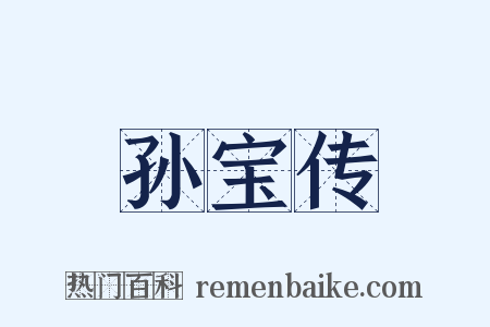 孙宝传是什么意思的图片